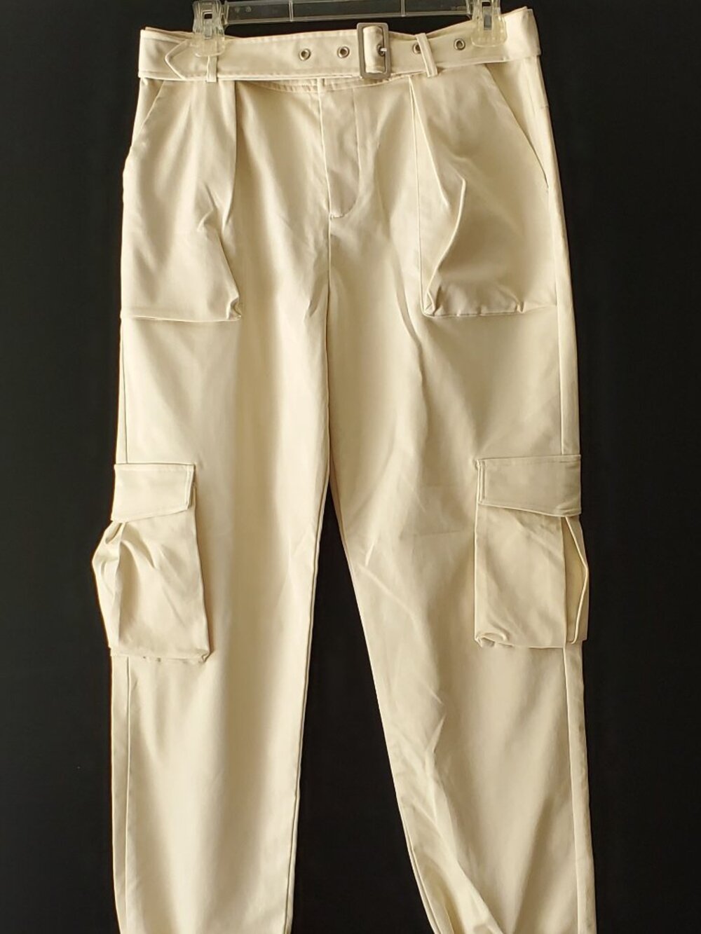 Beige Cargo Pants